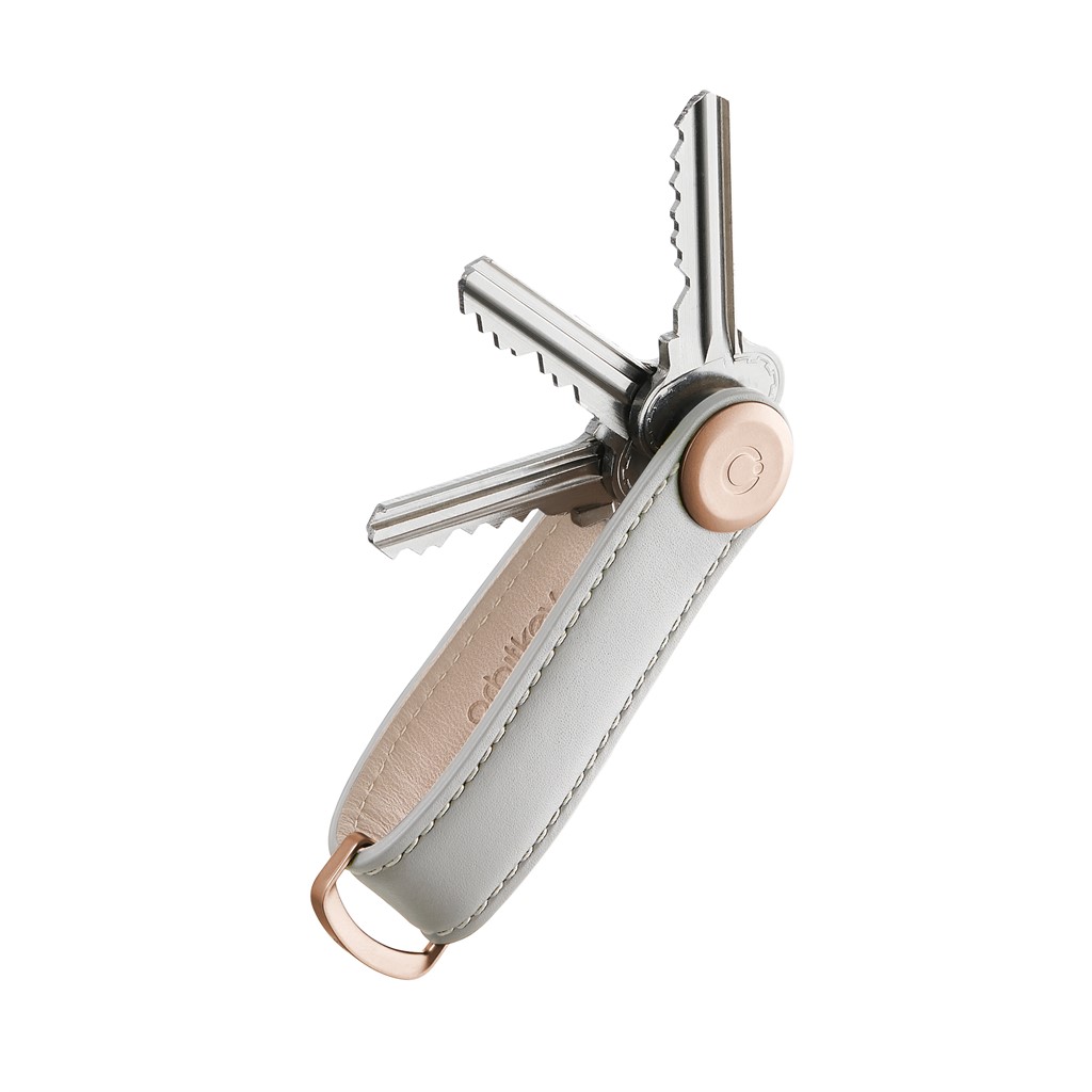 Leather Key Organiser Rosé Gold
