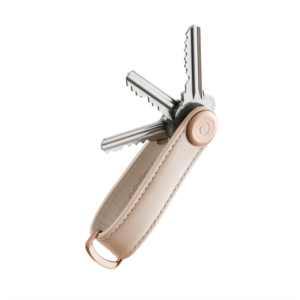 Leather Key Organiser Rosé Gold